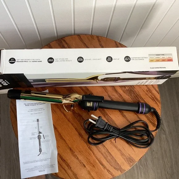 Hot Tools Pro Signature Gold 1" Curling Iron - Picture 9 of 9